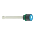 SCHNEIDER ELECTRIC - Manueller Überlast-Rückstelltaster, Harmony XB5, Kunststoff, blau, beschriftet R, tastend, 22mm, 17-120mm Länge