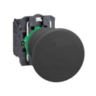 SCHNEIDER ELECTRIC - Pilzdrucktaster, Harmony XB5, Kunststoff, schwarz, unbeschriftet, 22mm, tastend, 1S
