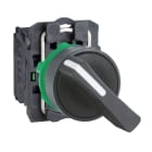 SCHNEIDER ELECTRIC - Wahlschalter, Harmony XB5, Kunststoff, schwarz, 2 Stellungen, langer Knebel, 22mm, rastend, 1S