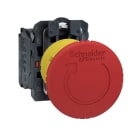 SCHNEIDER ELECTRIC - Not-Aus/Not-Halt-Schalter, Harmony XB5, Kunststoff, Drehentriegelung, 22mm, Pilz 40mm, 1Ö