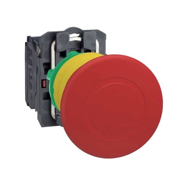 SCHNEIDER ELECTRIC - Not-Aus/Not-Halt-Schalter, Harmony XB5, Kunststoff, Zugentriegelung, 22mm, Pilz 40mm, 1Ö