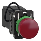 SCHNEIDER ELECTRIC - Leuchtmelder, Harmony XB5, Kunststoff, rot, 22mm, universelle LED, glatte Kalotte, 400V AC