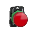 SCHNEIDER ELECTRIC - Leuchtmelder, Harmony XB5, Kunststoff, rot, 22mm, universelle LED, glatte Kalotte, 110-120V AC