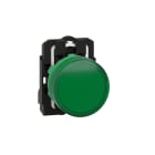 SCHNEIDER ELECTRIC - Leuchtmelder, Harmony XB5, Kunststoff, grün, 22mm, universelle LED, glatte Kalotte, 230-240V AC
