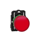 SCHNEIDER ELECTRIC - Leuchtmelder, Harmony XB5, Kunststoff, rot, 22mm, universelle LED, glatte Kalotte, 230-240V AC