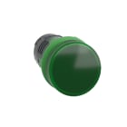 SCHNEIDER ELECTRIC - Leuchtmelder, Harmony XB5, Kunststoff, Monoblock, grün, 22mm, universelle LED, glatte Kalotte, 230-240V AC