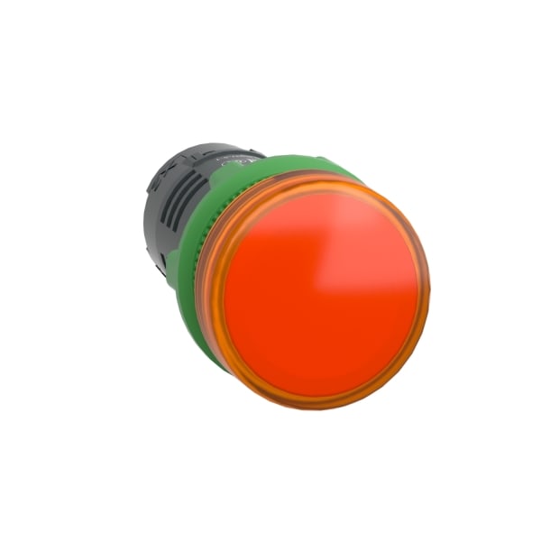 SCHNEIDER ELECTRIC - Leuchtmelder, Harmony XB5, Kunststoff, Monoblock, orange, 22mm, universelle LED, glatte Kalotte, 230-240V AC