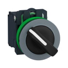 SCHNEIDER ELECTRIC - Wahlschalter, Harmony XB5F, Kunststoff, hellgrau, schwarz, 2 Stellungen, 30mm, tastend, 1S