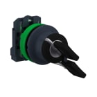 SCHNEIDER ELECTRIC - Schlüsselschalter, Harmony XB5F, Kunststoff, schwarz, 2 Stellungen, 30mm, tastend, Ronis 455, 1S