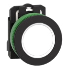 SCHNEIDER ELECTRIC - Leuchtmelder, Harmony XB5F, Kunststoff, antimikrobiell, weiß, 30mm, universelle LED, glatte Kalotte, 110-120V AC