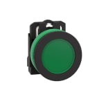 SCHNEIDER ELECTRIC - Leuchtmelder, Harmony XB5F, Kunststoff, antimikrobiell, grün, 30mm, universelle LED, glatte Kalotte, 24V ACDC