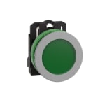 SCHNEIDER ELECTRIC - Leuchtmelder, Harmony XB5F, Kunststoff, antimikrobiell, grün, 30mm, universelle LED, glatte Kalotte, 110-120V AC