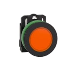 SCHNEIDER ELECTRIC - Leuchtmelder, Harmony XB5F, Kunststoff, antimikrobiell, orange, 30mm, universelle LED, glatte Kalotte, 110-120V AC