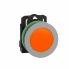 SCHNEIDER ELECTRIC - Leuchtmelder, Harmony XB5F, Kunststoff, antimikrobiell, orange, 30mm, universelle LED, glatte Kalotte, 110-120V AC