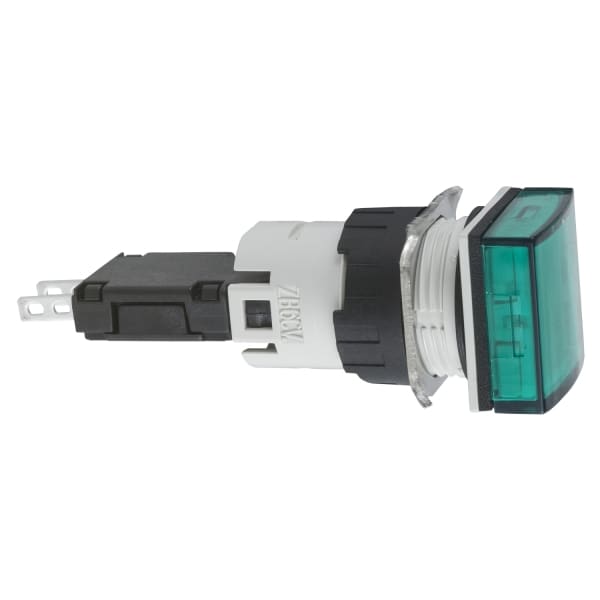 SCHNEIDER ELECTRIC - Leuchtmelder, Ø 16, quadratisch, IP 65, grün, Integral LED, 24 V, Stecker