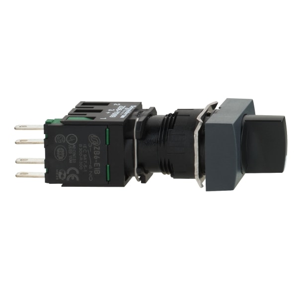 SCHNEIDER ELECTRIC - Wahlschalter Ø 16, 2 Stellungen, schwarz, 1S