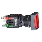 SCHNEIDER ELECTRIC - Leuchtdrucktaster, rot Ø 16, flach, ohne Rastung, 24 V, 1Ö