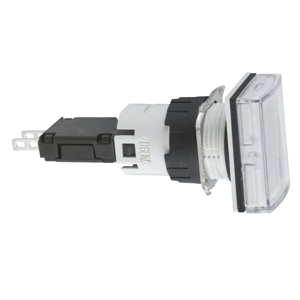 SCHNEIDER ELECTRIC - Leuchtmelder, Ø 16, rechteckig, IP 65, weiß, Integral LED, 24 V, Stecker