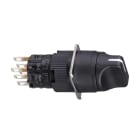 SCHNEIDER ELECTRIC - Wahlschalter, schwarz Ø 16, Knebel, vorstehend 2 Stellungen, 1W