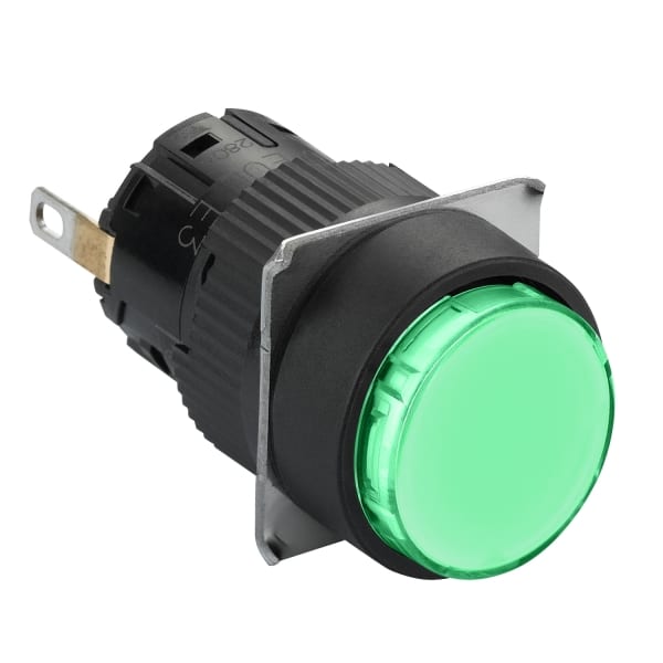SCHNEIDER ELECTRIC - Leuchtmelder, rund Ø 16, IP 65, grün, Integral LED, 24 V, Stecker