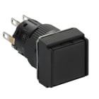 SCHNEIDER ELECTRIC - Drucktaster, schwarz Ø 16, flach, o. Rastung, 1OC
