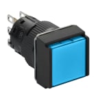 SCHNEIDER ELECTRIC - Leuchtdrucktaster, blau, Ø 16, Unterputz, Doppeldruckentriegelung, 24 V, 1OC