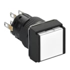 SCHNEIDER ELECTRIC - Weißer Leuchtdrucktaster Ø 16, Unterputz, Doppeldruckentriegelung, 24 V, 2OC