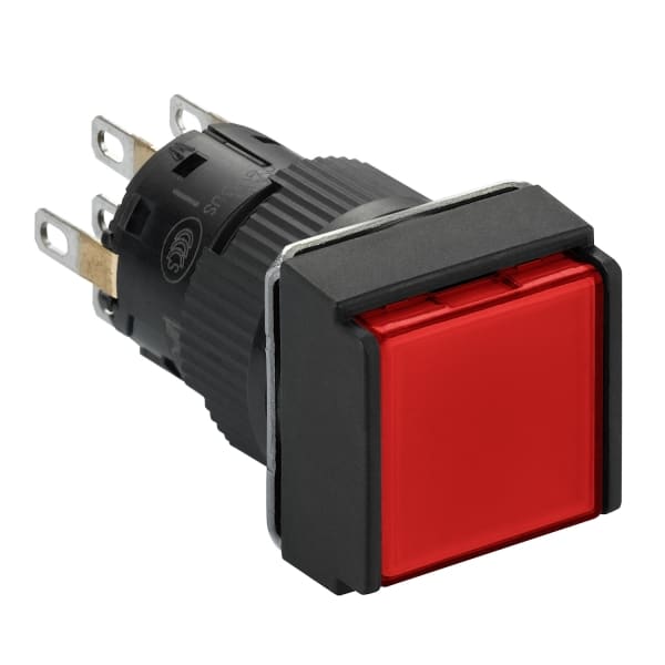 SCHNEIDER ELECTRIC - Leuchtdrucktaster, rot Ø 16, o. Rastung, 24 V, 2OC