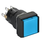 SCHNEIDER ELECTRIC - Leuchtdrucktaster, blau, Ø 16, flach, o. Rastung, 24 V, 2OC