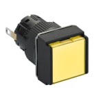 SCHNEIDER ELECTRIC - Leuchtmelder, quadratisch Ø 16, IP 65, gelb, Integral LED, 24 V, Stecker