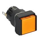 SCHNEIDER ELECTRIC - Leuchtmelder, quadratisch Ø 16, IP 65, orange, Integral LED, 24 V, Stecker