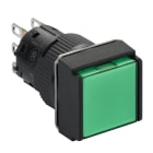 SCHNEIDER ELECTRIC - Grüner Leuchtdrucktaster Ø 16, flach, o. Rastung, 24 V, 1OC