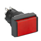 SCHNEIDER ELECTRIC - Leuchtdrucktaster, rot Ø 16, flach, o. Rastung, 24 V, 1W