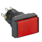 SCHNEIDER ELECTRIC - Roter Leuchtdrucktaster Ø 16, Unterputz, Doppeldruckentriegelung 24V, 2OC