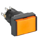 SCHNEIDER ELECTRIC - Orangef. Leuchtdrucktaster Ø 16, Unterputz, Doppeldruckentriegelung 24V 2OC