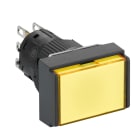 SCHNEIDER ELECTRIC - Gelber Leuchtdrucktaster Ø 16, flach, o. Rastung, 24 V, 1OC
