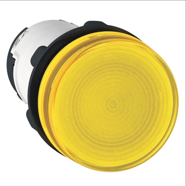 SCHNEIDER ELECTRIC - Leuchtmelder, Harmony XB7, Monoblock, Kunststoff, Ø22mm, gelb, Glühlampe, 230V AC, Schraubklemme