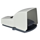 SCHNEIDER ELECTRIC - Fußschalter, Harmony XPE, einfach, Kunstoff, grau, 1-stufig, 1Ö+1S, IP66, mit Schutzhaube
