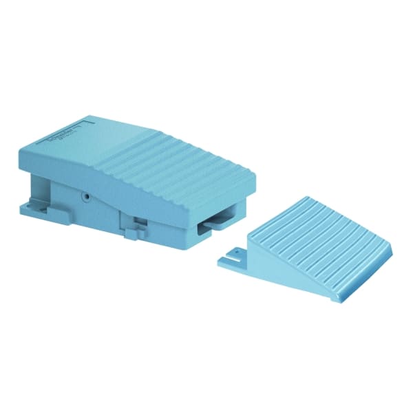SCHNEIDER ELECTRIC - Fußschalter, Harmony XPE, einfach, Metall, blau,1-stufig, 2Ö+2S, IP66, Analogausgang