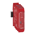 SCHNEIDER ELECTRIC - CPU des modularen Sicherheitscontrollers Modicon XPSMCM, V2, 8E, 4A, Schraubklemmen, mit Rückwand-Busstecker
