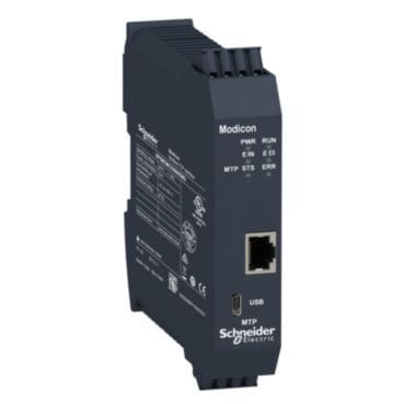 SCHNEIDER ELECTRIC - Feldbusmodul Modbus TCP, 1x RJ45, Modicon Sicherheitscontroller XPSMCM, Federzugklemmen