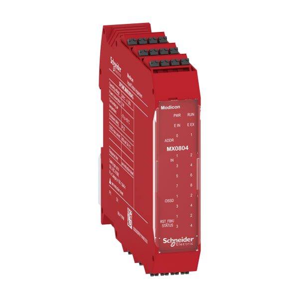 SCHNEIDER ELECTRIC - Gemischtes Erweiterungsmodul Modicon XPSMCM, 8E sicher, 4A, sichere Halbleiter, Federzugklemmen