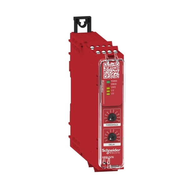 SCHNEIDER ELECTRIC - Sicherheitsrelais, Harmony XPSU, Stillstandsüberwachung, PLe/Kat3/SIL3, 1S 1T, Diagnose, 24VAC/DC, Schraub