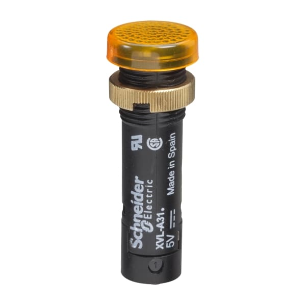 SCHNEIDER ELECTRIC - Leuchtmelder, Harmony XVL, 12mm, gelb, geschützte LED, 24V DC, Gewindeanschluss