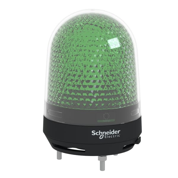 SCHNEIDER ELECTRIC - Drehspiegelleuchte, Harmony XVR, 100mm, grün, integrierte LEDs, mit Buzzer, 100-230V AC