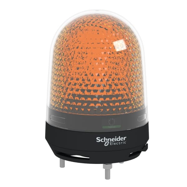 SCHNEIDER ELECTRIC - Drehspiegelleuchte, Harmony XVR, 100mm, orange, integrierte LEDs, mit Buzzer, 100-230V AC