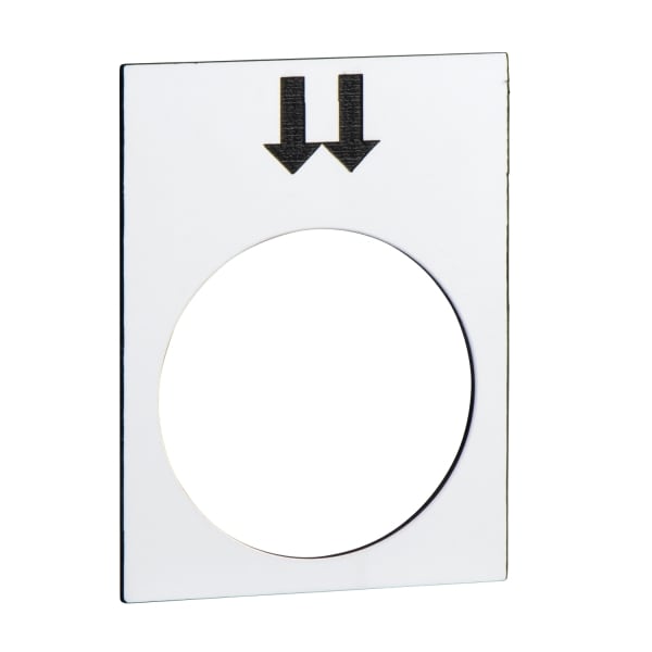 SCHNEIDER ELECTRIC - Bezeichnungsschild, 30x40mm, weiß, rechts, schnell