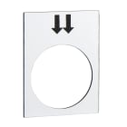 SCHNEIDER ELECTRIC - Bezeichnungsschild, 30x40mm, weiß, rechts, schnell
