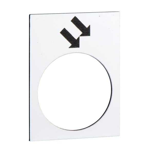 SCHNEIDER ELECTRIC - Bezeichnungsschild, 30x40mm, weiß, vorwärts, schnell