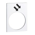 SCHNEIDER ELECTRIC - Bezeichnungsschild, 30x40mm, weiß, vorwärts, schnell
